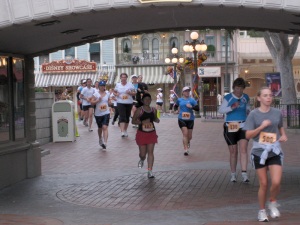 Disneyland Duathlon - run