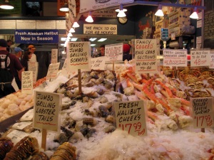 Seattle - Pike Place Market seafood