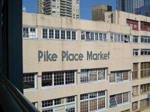 Seattle - back of Pike Place Market 
