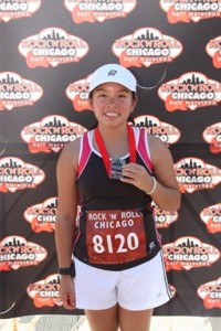 Inaugural Rock 'n' Roll Chicago Half Marathon - finisher's photo