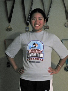 Disneyland Half Marathon 2009 race shirt
